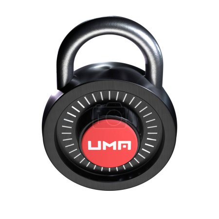 Téléchargez les photos : Illustration vectorielle UMA Crypto Lock - en image libre de droit