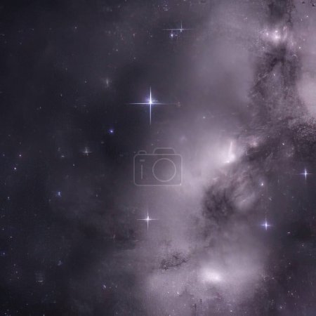 Photo for Spase nebula and colored stars. - Royalty Free Image