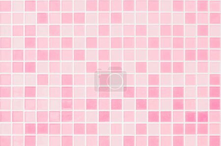 Photo for Colorful pastel ceramic wall and floor grid tiles abstract background. Design geometric mosaic texture decoration of the bedroom, Home or office. Simple seamless pattern for backdrop advertising. - Royalty Free Image