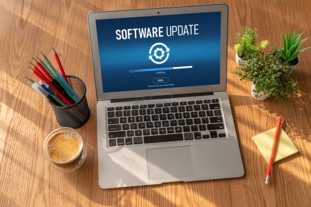 Softwareupdate auf dem Computer für die modische Version des Gerätesoftware-Upgrades