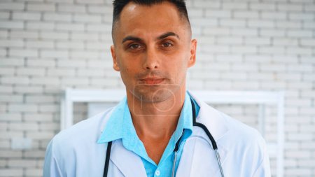 Photo for Doctor in professional uniform working at hospital . Medical healthcare and doctor service concept. Jivy - Royalty Free Image