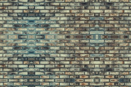 Téléchargez les photos : Fond de mur de briques avec un vieux motif de texture. Style vintage et intérieur rétro grunge. uds - en image libre de droit