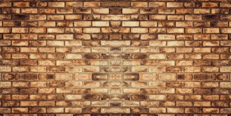 Photo for Background of brick wall with old texture pattern. Vintage style and grunge retro interior. uds - Royalty Free Image