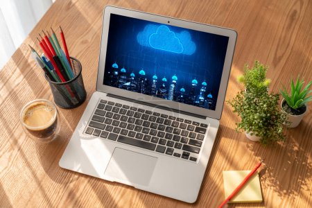 Logiciel Cloud Computing pour le travail à distance et le stockage de données personnelles